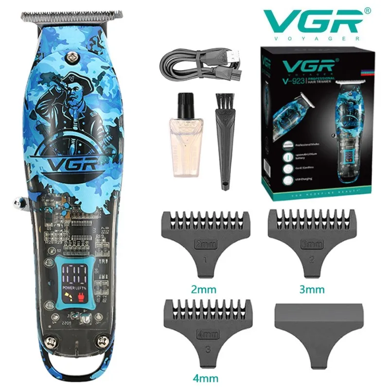 

Триммер для волос VGR, профессиональная машинка для стрижки волос, Беспроводная Машинка для стрижки волос, электрическая машинка для стрижки...