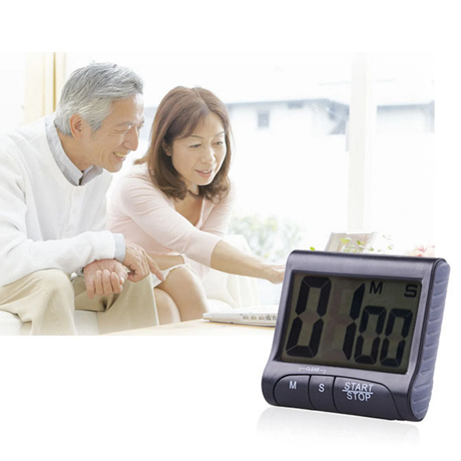 Цифровой Кухонный Таймер С Сильным Магнитным Основанием