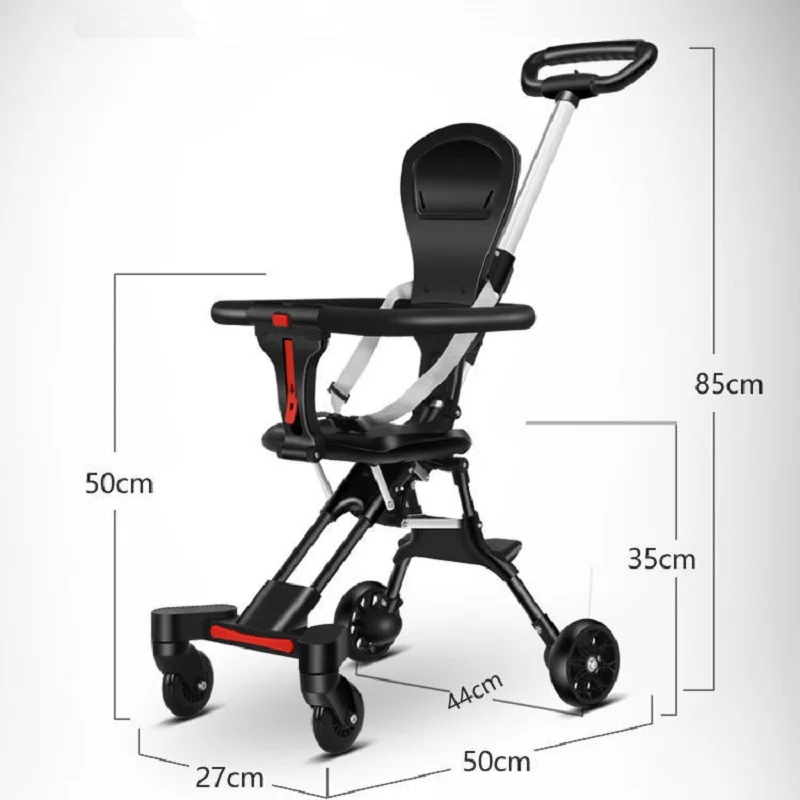 Light Foldable Baby Stroller Kid Travel Carriage Cart Newborn Two-Way Seats Landscape Stroller Portable Children Four-Wheel Cart images - 6
