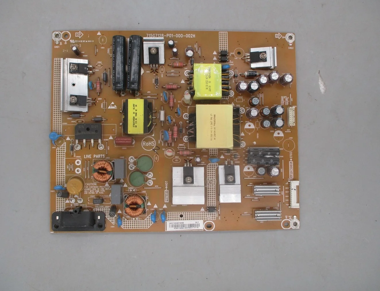 

Disassemble for Philips 49puf6550 / T3 Power Board 715g7128-p01-000-002h