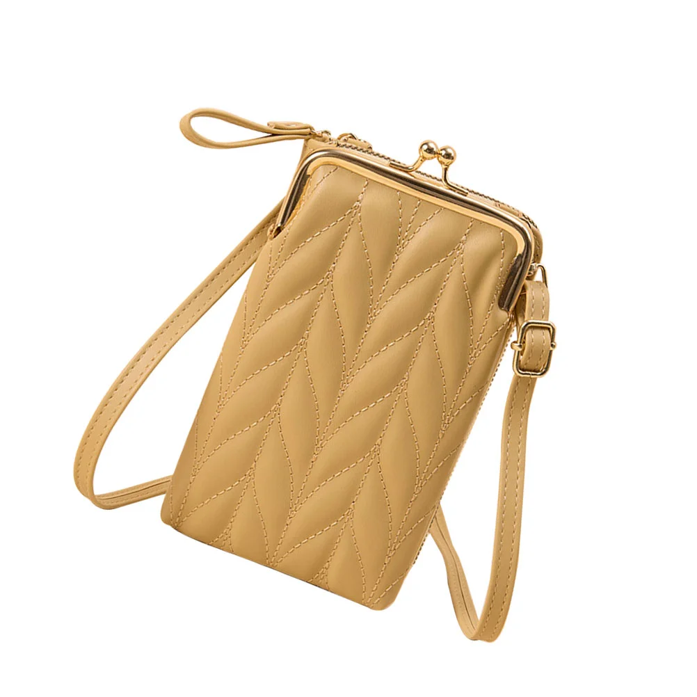 

Bag Phone Pouch Storage Coin Shoulder Outdoor Cross Body Portable Wallet Single Women For Purse Decorative Change Function