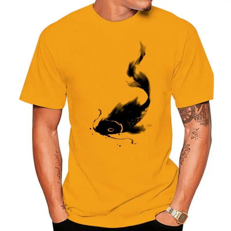 

Мужская футболка с круглым вырезом, коротким рукавом и чернилами