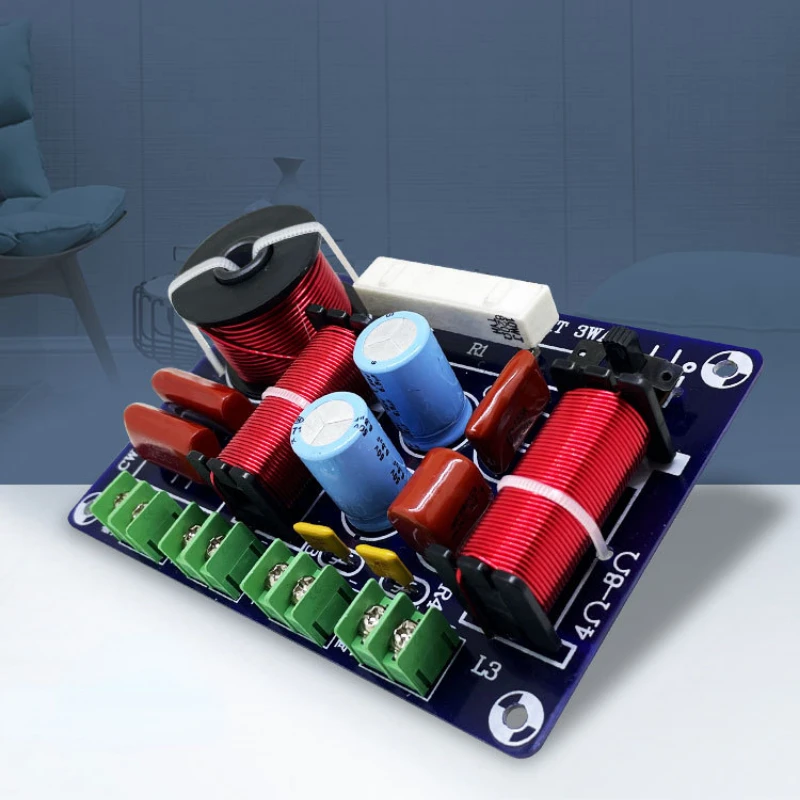 3-полосный 250 Вт 850 Гц/5200 Гц делитель частоты Сделай Сам цепь фильтра динамика