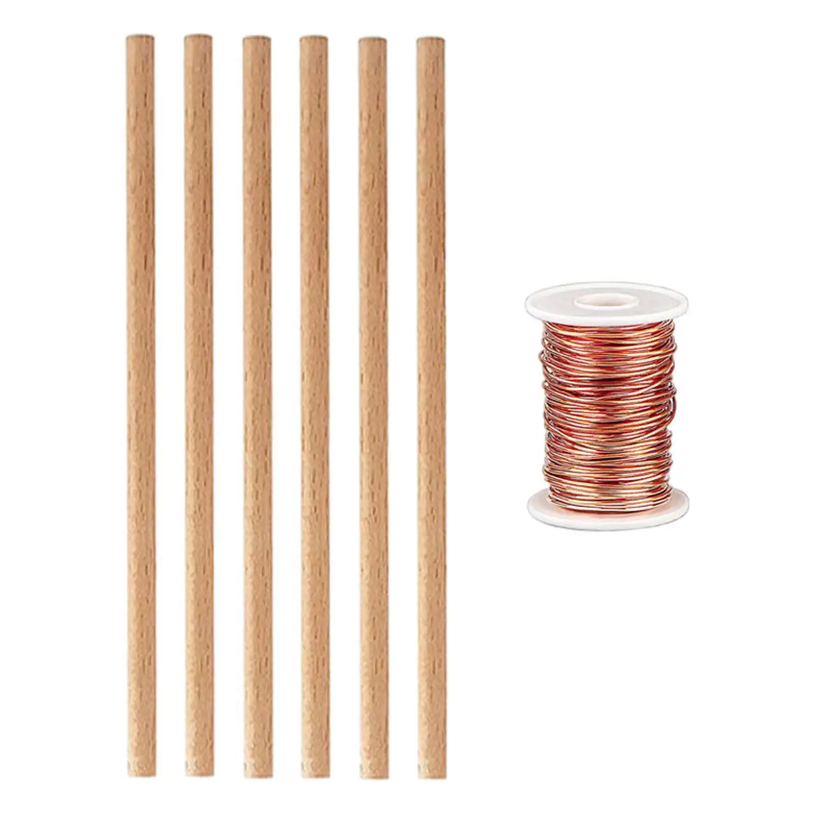 Copper Jewelry Wire Easy to Use Electroculture Plant Stakes Antenna for Floral Gardening Craft Wrapping Sculpturing