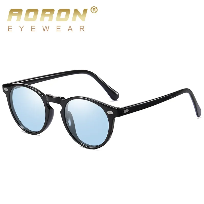 

Солнцезащитные очки для мужчин и женщин UV-400, поляризационные, круглые, в оправе из TR90, для вождения
