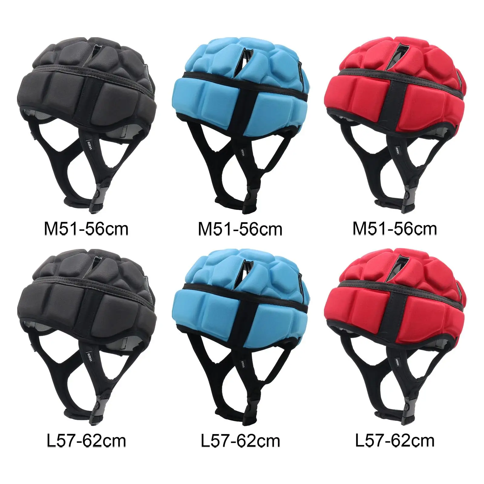 

Premium Rugby Helmet Sport Soft Padded Headguard Headgear Breathable for Soccer Football Lacrosse Hockey Hat Accessories