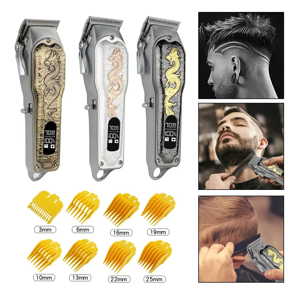 

NEW2023 Hair Trimmer Shaver for Men Cordless Shaver Beard Trimmer Men Barber Hair Cutting Machine Hair Styling