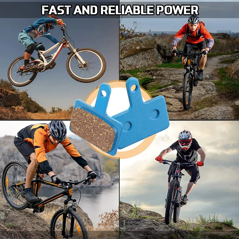 4 Pairs Bike Brake Pads For Shimano Deore Br-M575 M525 M515 T615 T675 M505 M416 M415 M395 M375 M315 M355 C601 C501S Etc