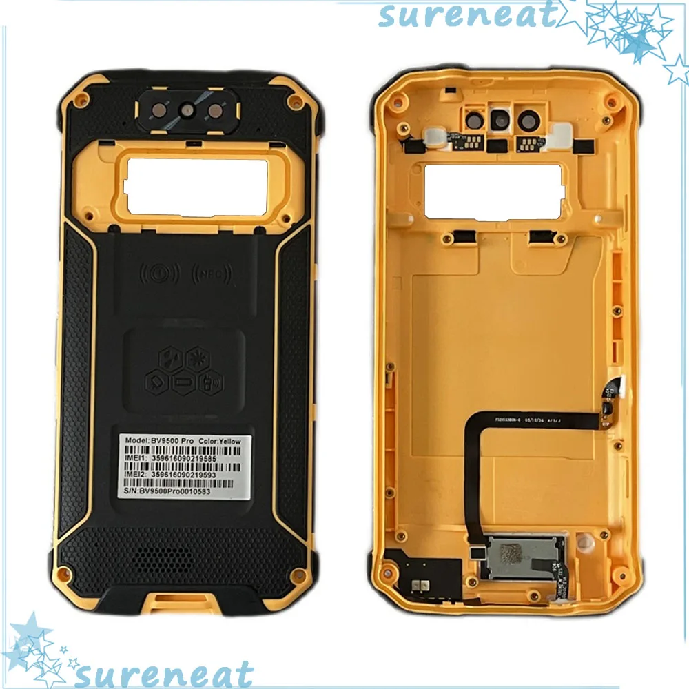 

For Blackview BV9500 Back Battery Cover Case Outer Frame Replacement with Loud Speaker Mobile Phone Accessories