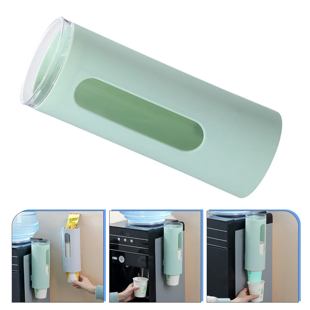 

Cup Holder Plastic Organizer Adhesive Rack Dispenser Office Disposable Coffee Cups Glasses Paper