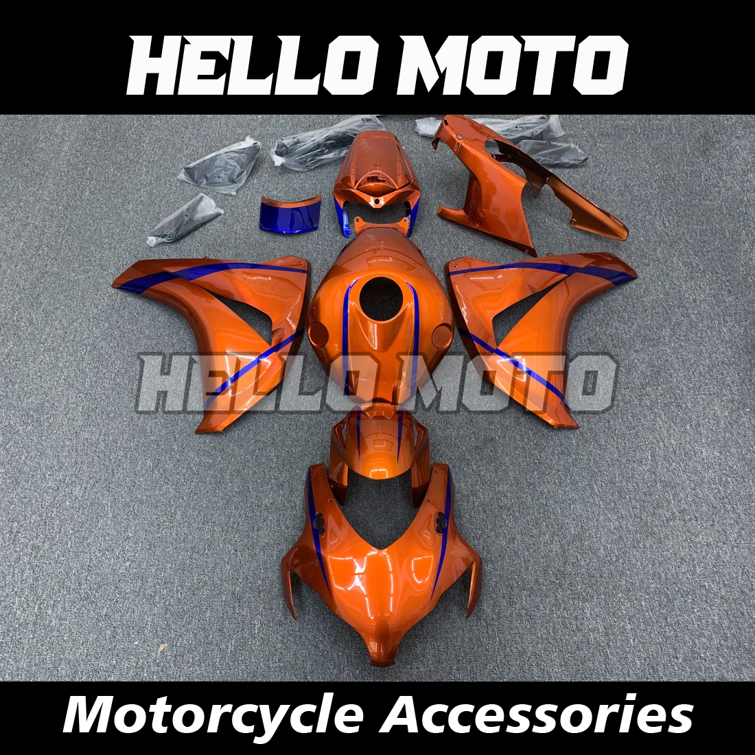 

Подходит для Fireblade CBR1000RR 2008 2009 2010 2011 SC59 CBR1000 RR оболочка мотоцикла Обтекатели корпус спойлера