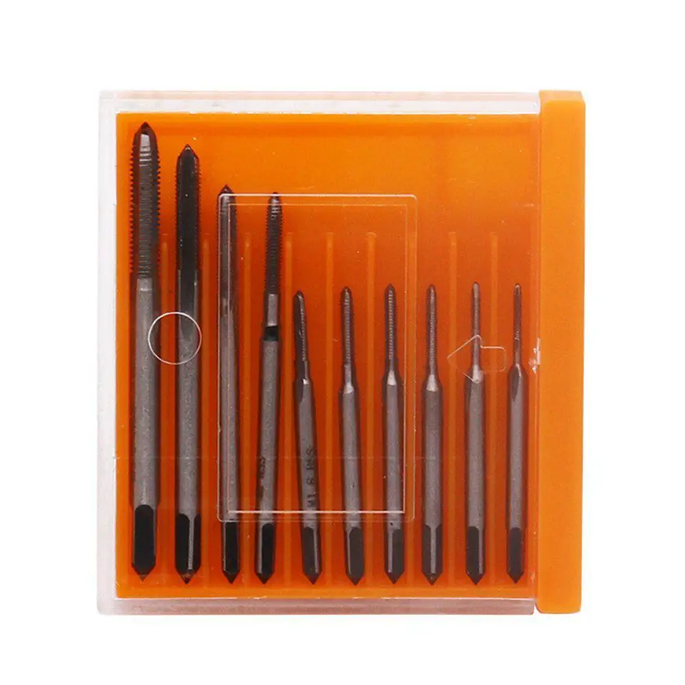 

10pcs Mini M1 - M3.5 Metric Hand Tap Thread Wire Threading Tapping Attack Set Clocks And Watches Repairing Tools