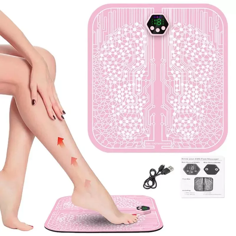 

NEW2023 Foot Massager Feet Muscle Massager Mat Relax Feet And Legs Massager Mat Pad USB Body Massager Machine For Home