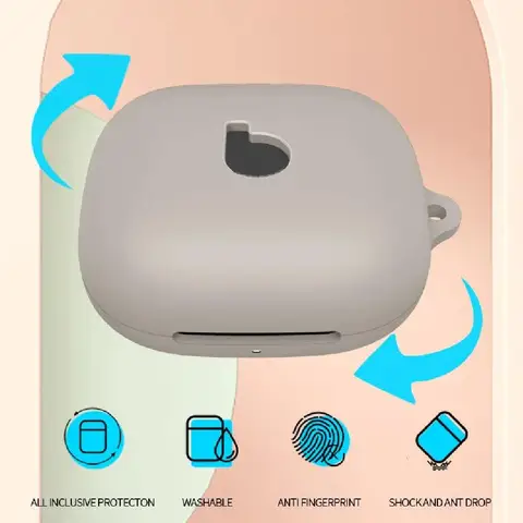 Силиконовый чехол для Beats Powerbeats Pro 2, чехол для зарядки, противоударный чехол для наушников с крючком, запасные части для наушников