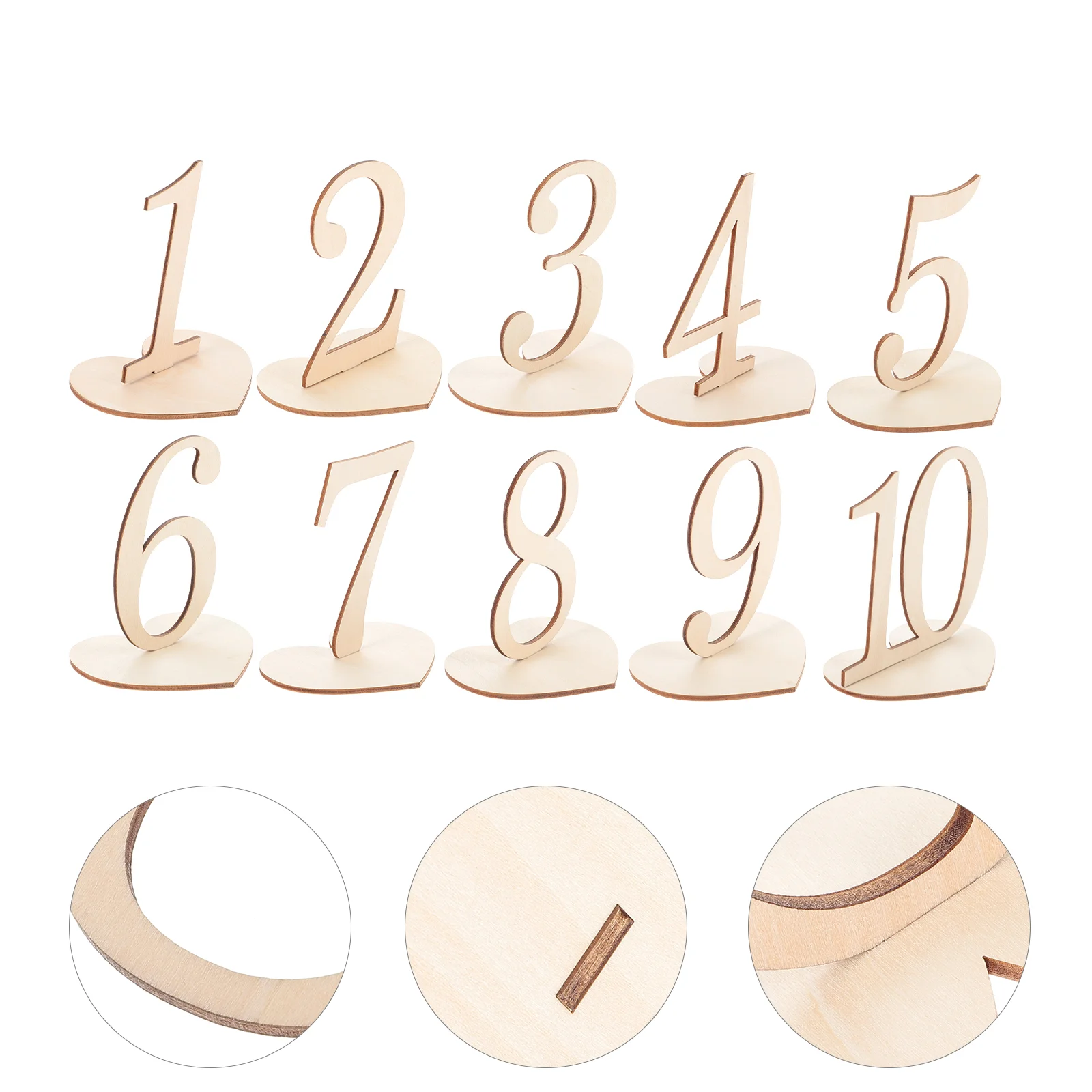 

Table Numbers Wedding Number Place Sign Signs Wooden Reception Reservedholders Restaurant Double Tent Sided Weddingsdecoration