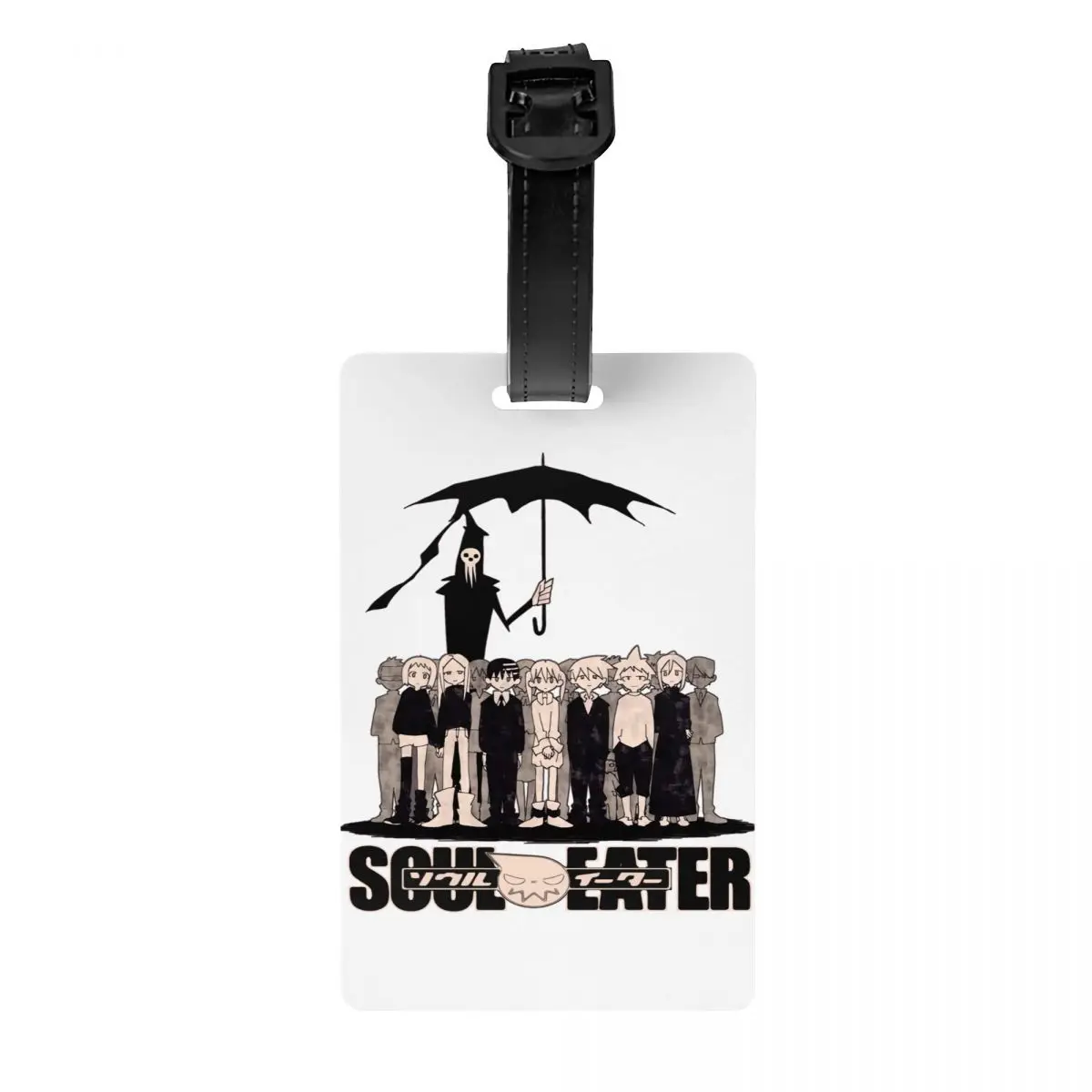 

Soul Eater Luggage Tag Shinigami Death the Kid Travel Bag Suitcase Privacy Cover ID Label