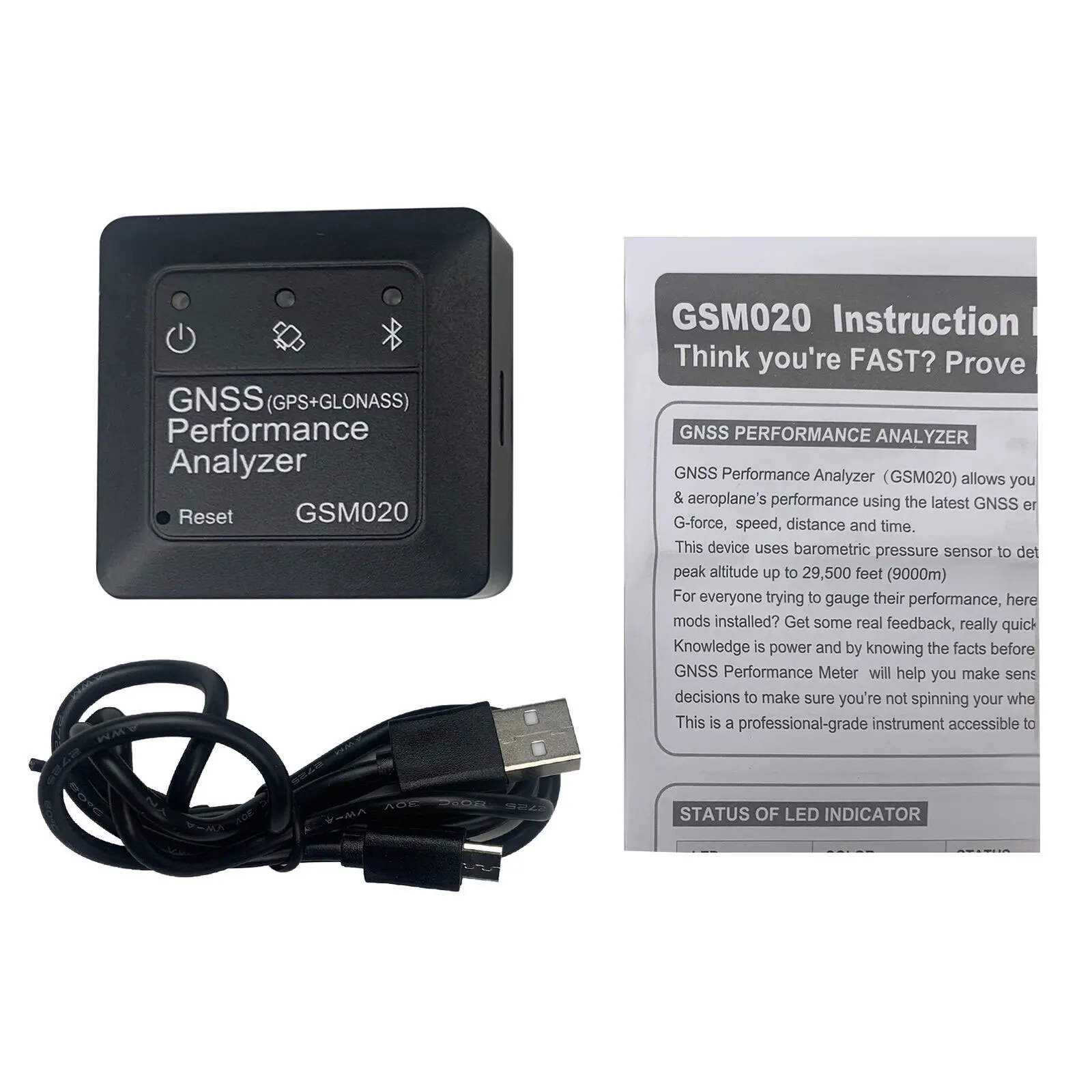 Анализатор производительности GNSS GSM020, измеритель скорости и данных GPS для радиоуправляемого автомобиля, дрона O5P5