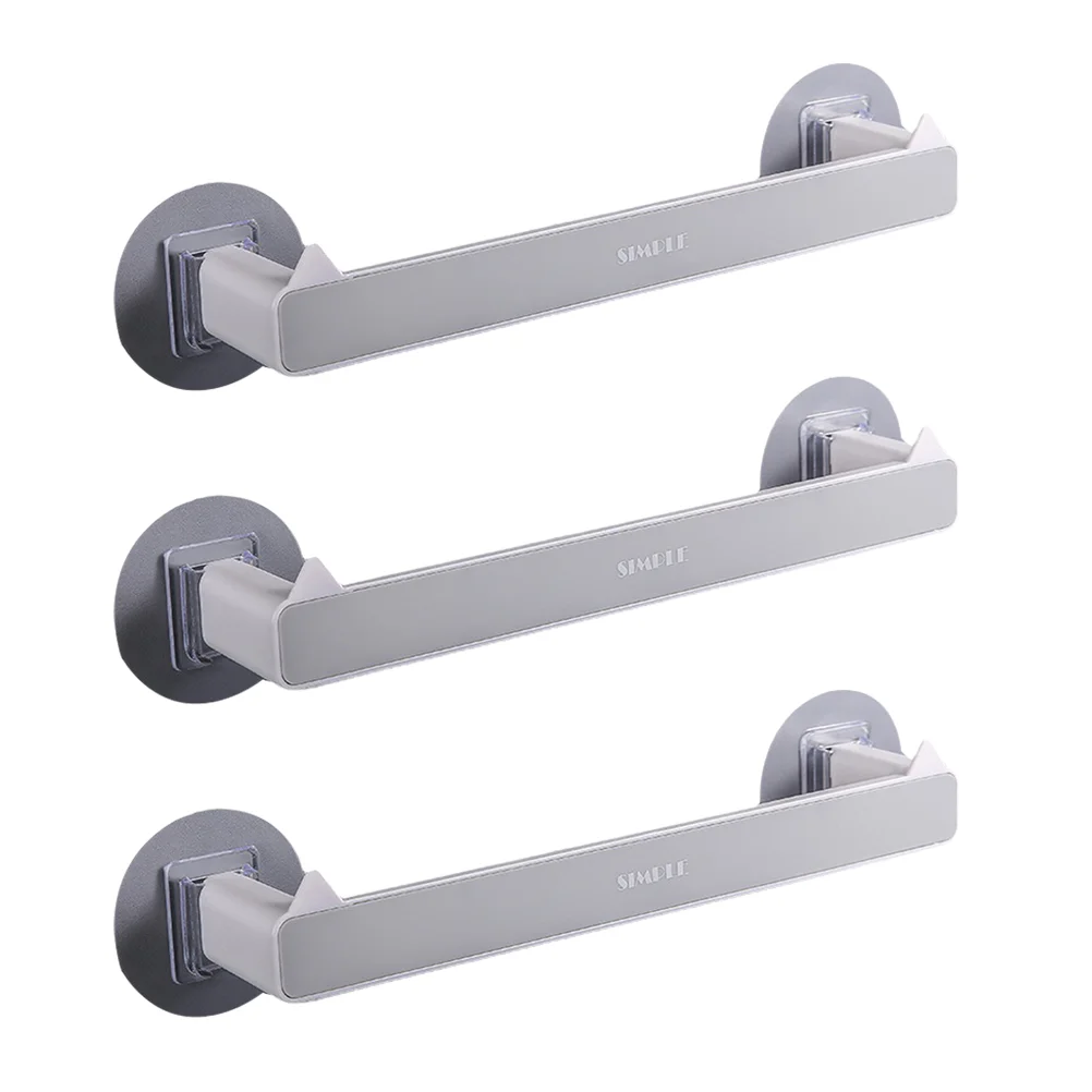 

3 Pcs Wall Shoes Hanger Mounted Rack Hanging Organizer Holder Storage Shelf Punch Free Hangers Entryway Slipper