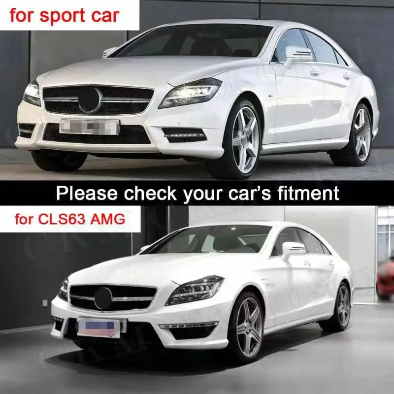 Передний спойлер из углеродного волокна для Mercedes Benz CLS Class W218 CLS350 550 CLS63 2012 2013 2014