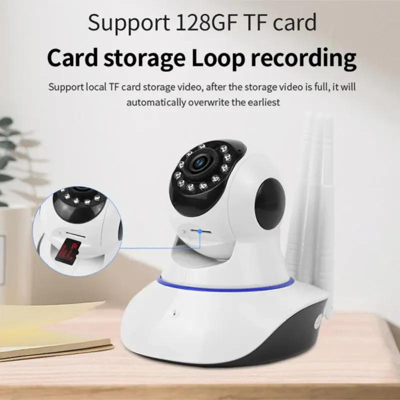 

Wifi IP Camera Wireless Smart Home Security Surveillance Camera Two-way Audio Baby Monitor Camera