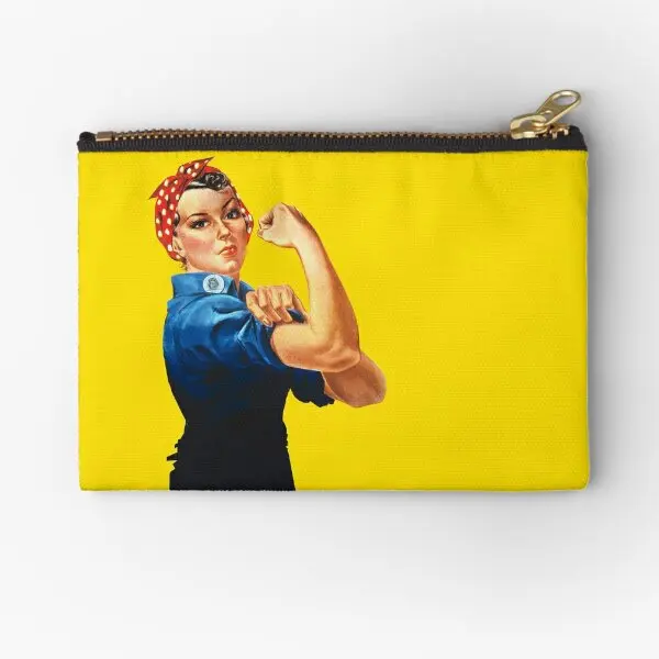 

Rosie The Riveter Ретро стиль дизайн на молнии сумки Косметика кошелек деньги чистый ключ бриллиантовые носки Мужская упаковка