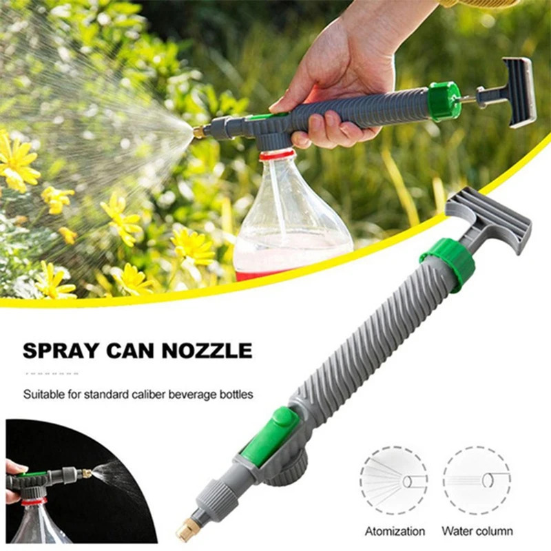 

Adjustable Household High Pressure Air Pump Manual Sprayer Trolley Gun Nozzle Sprinkler Agricultural Manual Spray Watering Tools