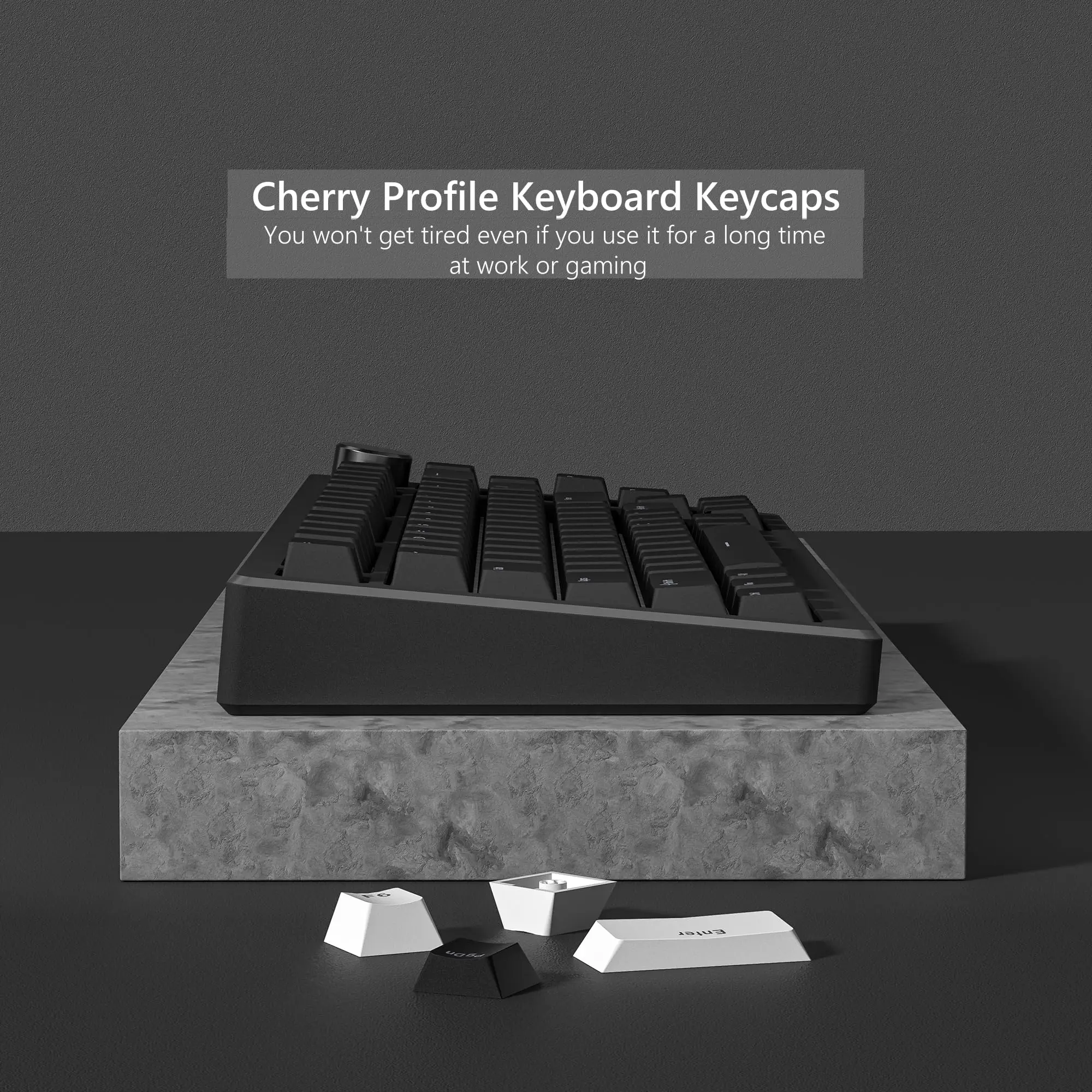 140-клавишные колпачки для клавиш Cherry Profile с RGB-подсветкой Double Shot PBT переключателей