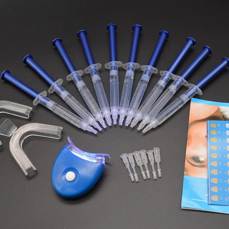 drop ship Teeth Whitening gel light Dental Equipment 44% Peroxide Bleaching System Oral Kit gel pens wholesale dental products images - 6