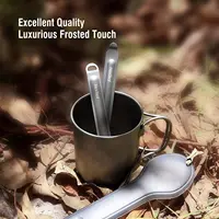 Набор столовых приборов NexTool из титана#1