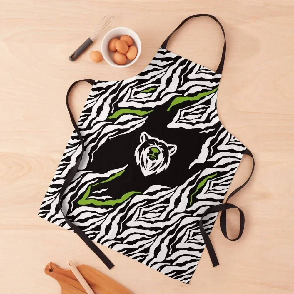 GOWILD Бесшовный фартук с дизайном медведя одежда для повара плотник корейский