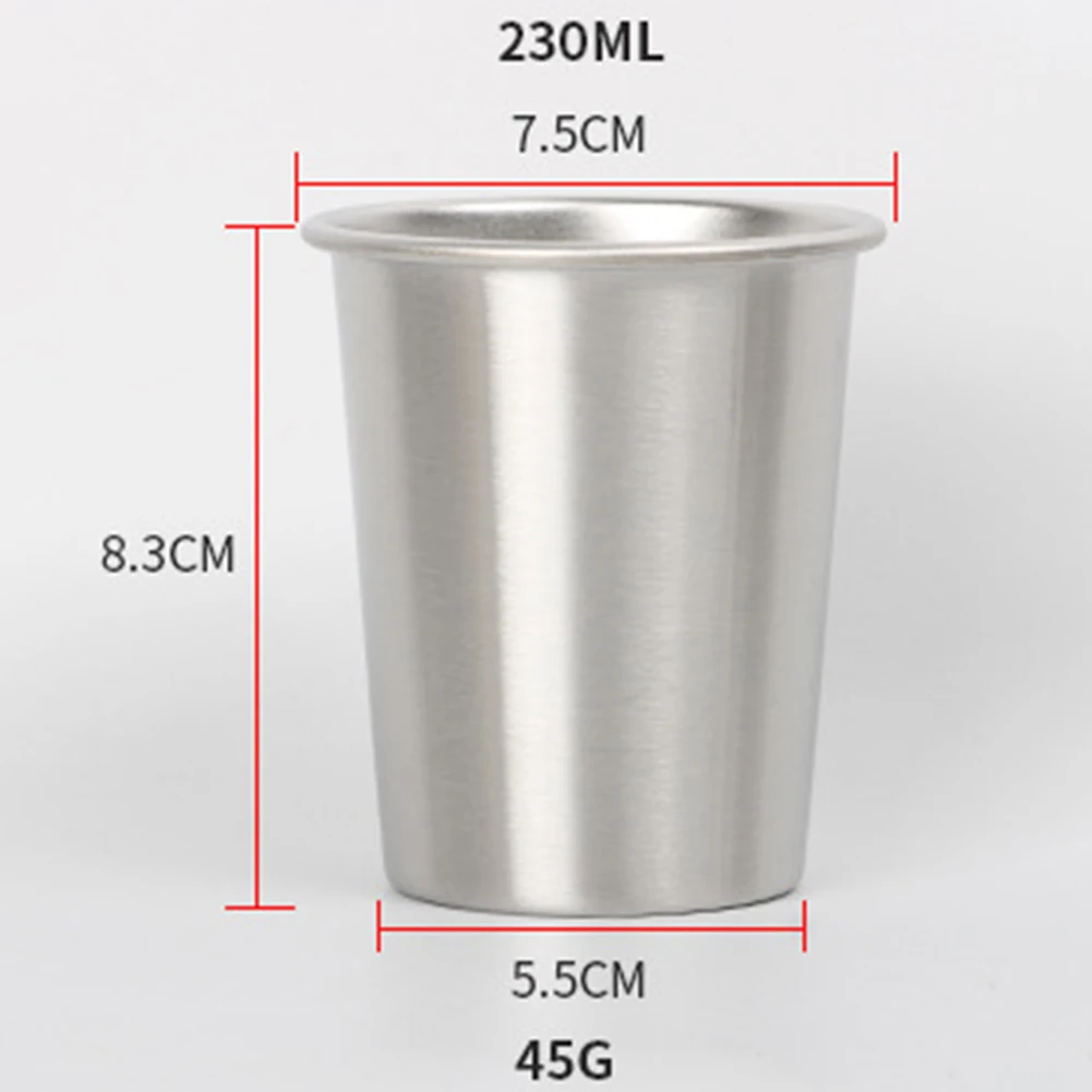 230 Пивная чашка из нержавеющей стали 600 мл полированная внутренняя и внешняя