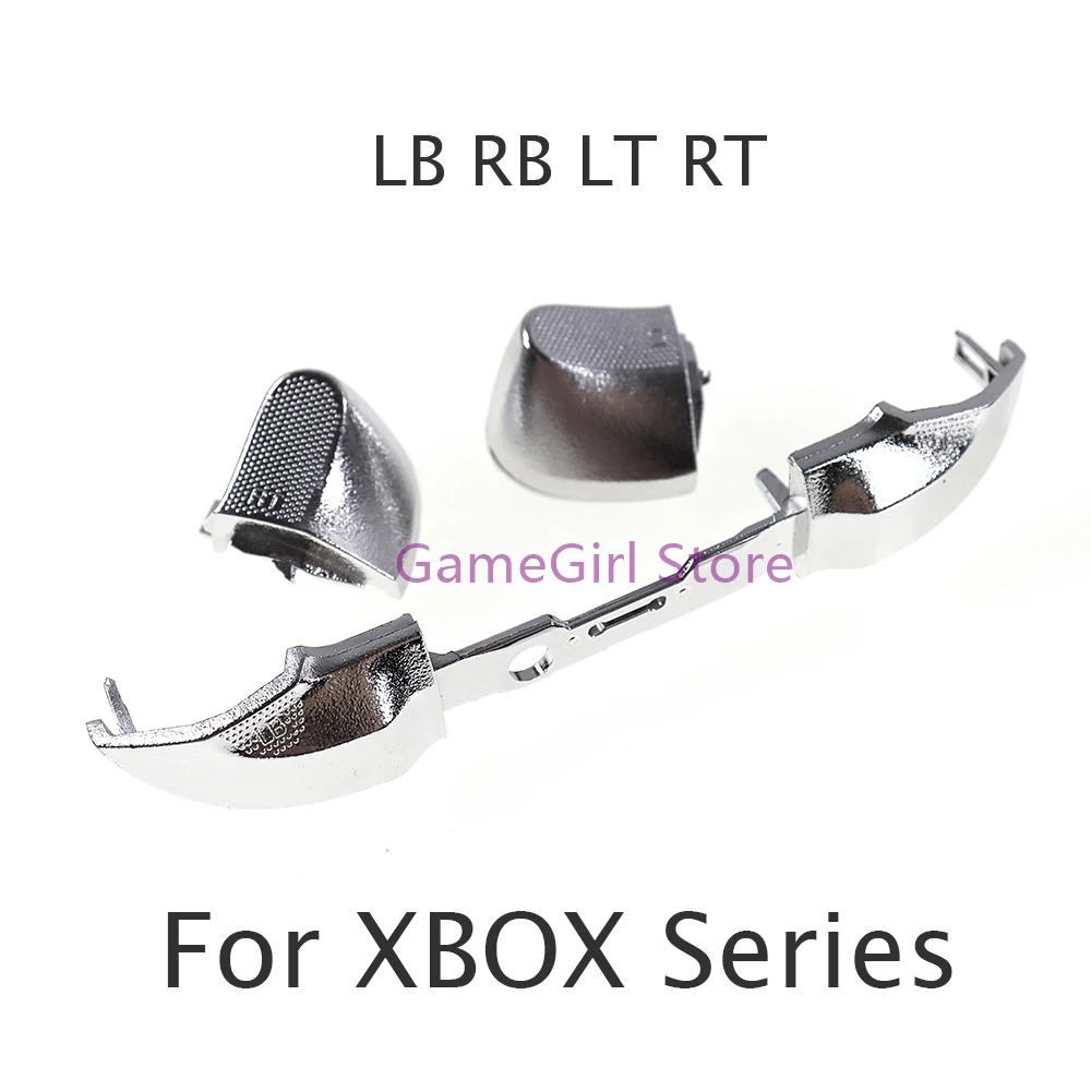 1 комплект хромированный серебристый LB RB LT RT триггеры бампера модов для Xbox Series X S