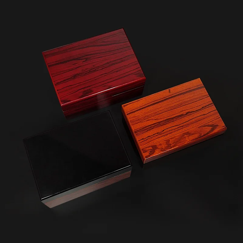 

High-end watch box storage box MDF spray paint wooden box PU leather watch box flip gift box packaging box