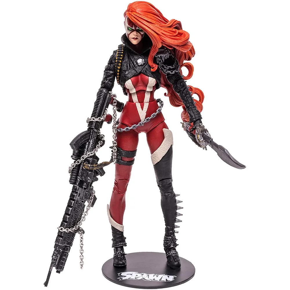 

Оригинальная Семейная Игрушка Spawn She Spawn 7 дюймов, набор роскошных коробок с восемью аксессуарами, Коллекционная модель, игрушка в подарок