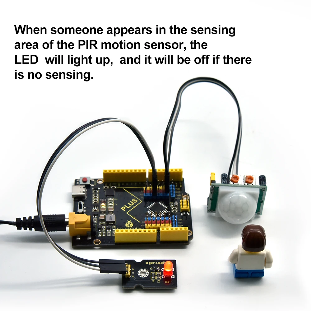 Keyestudio HC-SR501 IR пироэлектрический инфракрасный датчик движения PIR