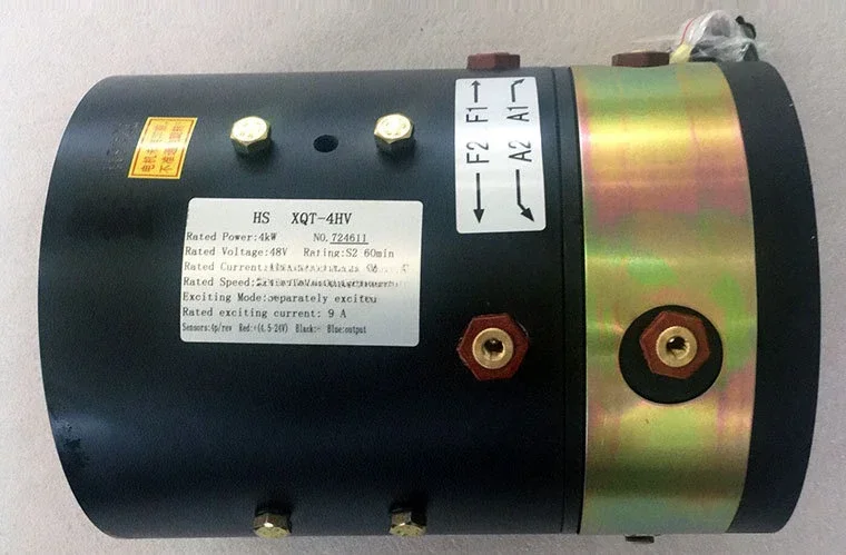 XQT-4HV 48v 4kw dc Электродвигатель с контроллером 1266