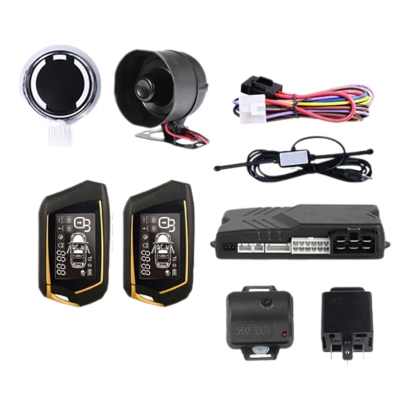Система дистанционного запуска без ключа. Двухсторонняя сигнализация.