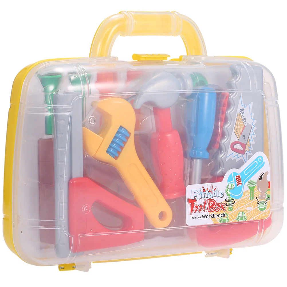 

Детские игрушки, мастерская, Playthings, ящик для инструментов Deluxe, пластиковый аксессуар, модель чехол Series