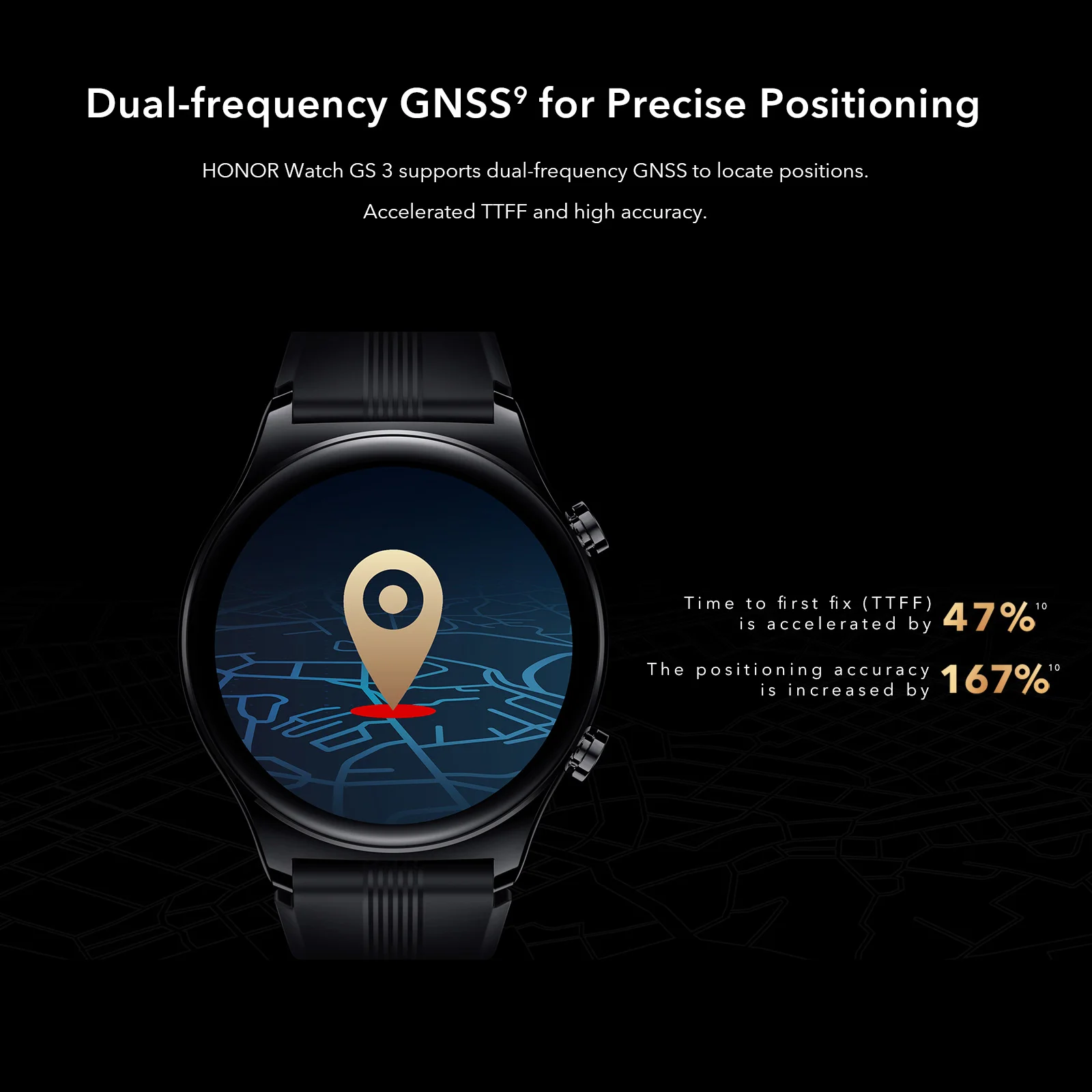 HONOR Watch GS 3 3d-изогнутый 1 43 &quotAMOLED экран Смарт-часы фитнес-монитор пульса кислорода в