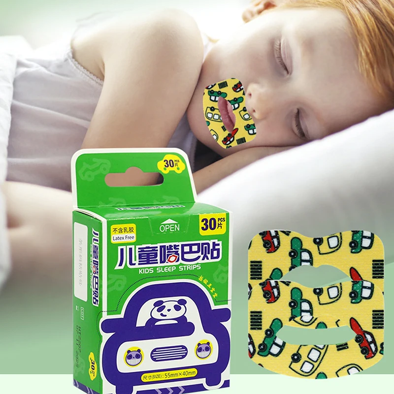 30 шт./корт. Наклейки против храпа для детей подростков ночной сон губы ...
