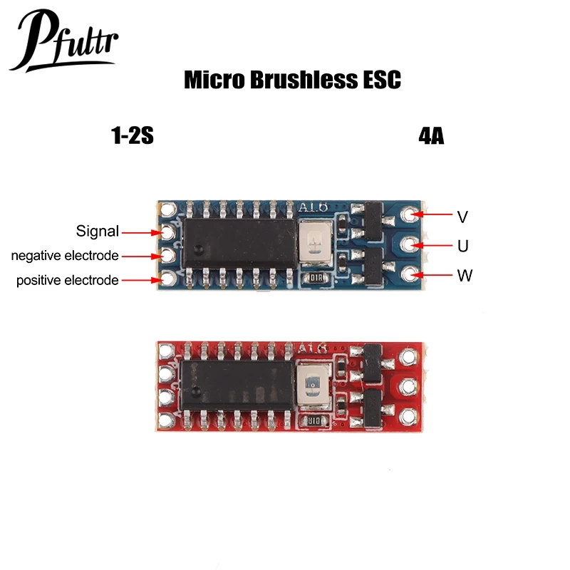 

1S-2S DC 3,7 V-8,4 V 4A Φ плата электрического регулятора привода для бесщеточного двигателя 1104 1106 1306 1407