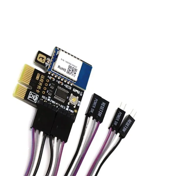 Фото Переключатель переключения питания компьютера Tuya, Wi-Fi, PCIe-карта для компьютера, дистанционное управление через приложение, Поддержка Google Home, мини-карта №3