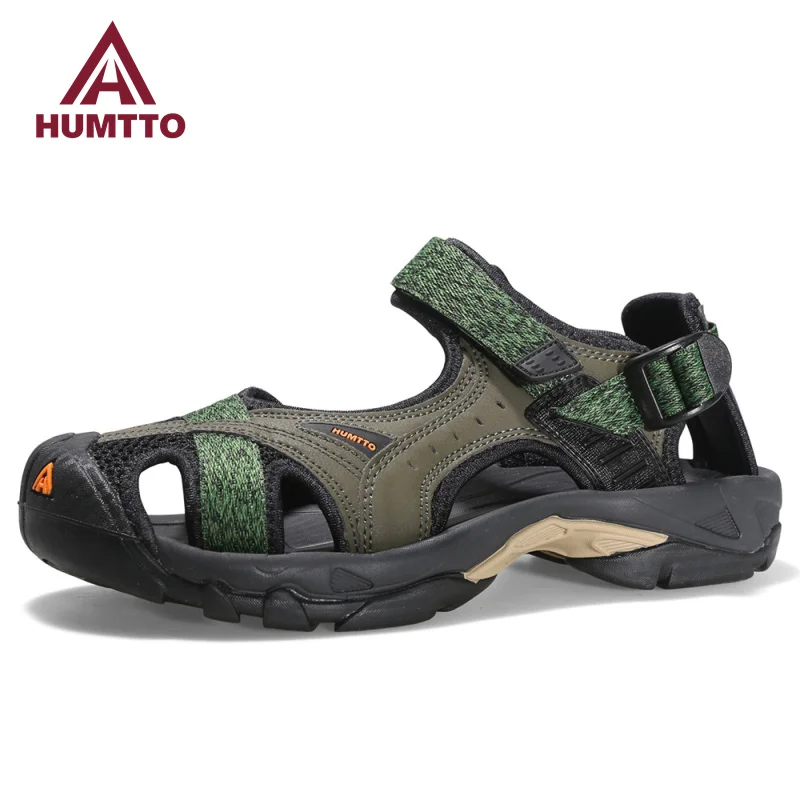 HUMTTO Quick Dry Men Sandals Summer Beach Shoes for Women 2022 Breathable Luxury Designer Brand Outdoor Mens Sandals Sneakers