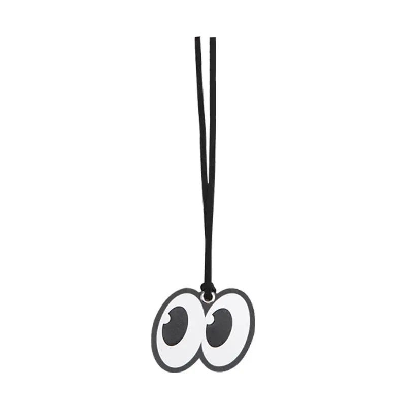 Кожаная сумка с большими глазами подвеска для сумки Longchamp подвесная веревка из