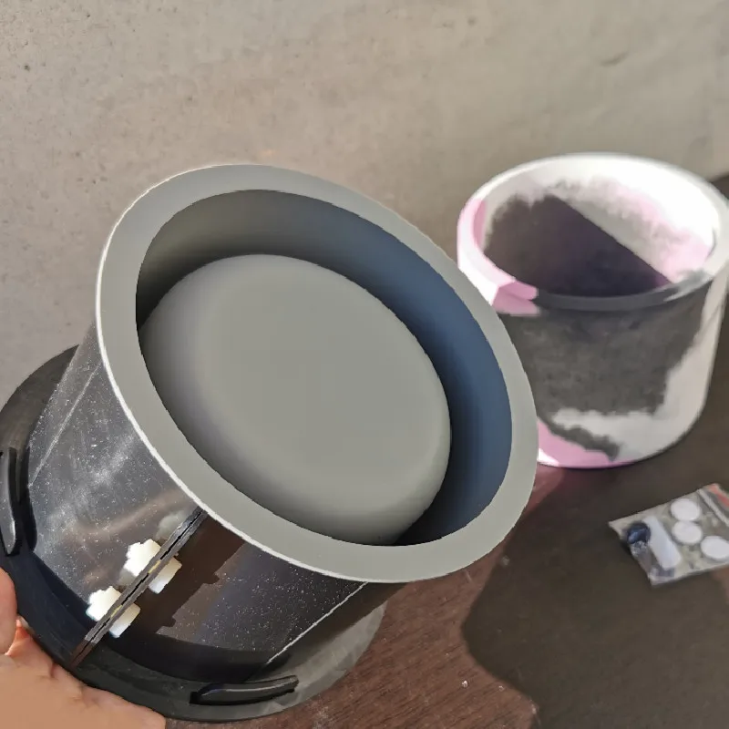 Силиконовые формы для горшков Terrazzo большие контейнеры бетонных цементов и