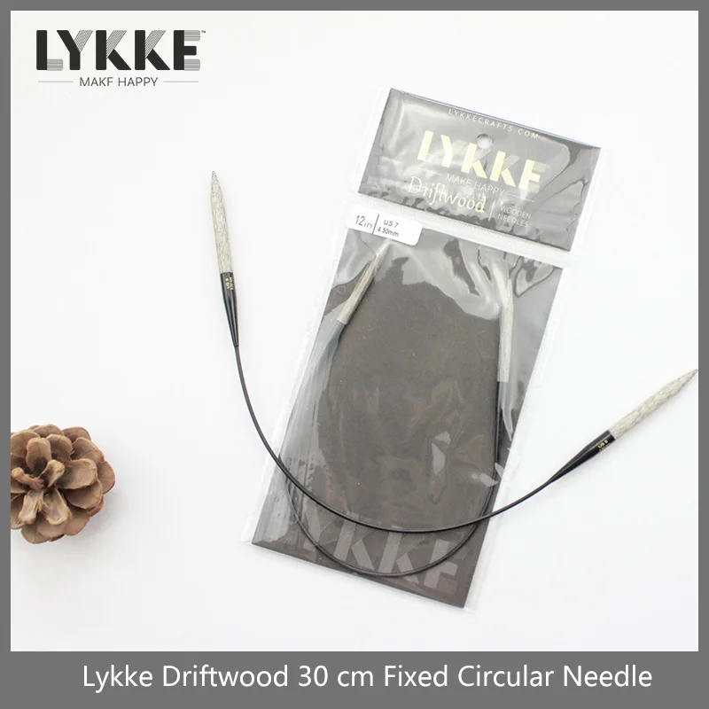 Фиксированная круглая игла LYKKE Driftwood 30 см 1 шт.