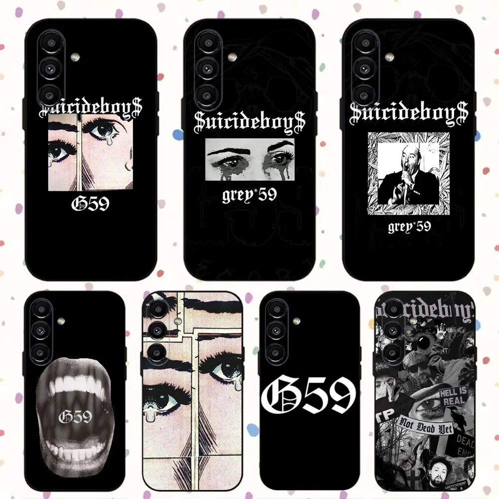 Rap Group S-Suicideboys-S G59 Phone Case For Samsung S24 S21 S22 S23 S30 Ultra S20 Plus Fe Lite Note 10 9 5G Black Soft Cover