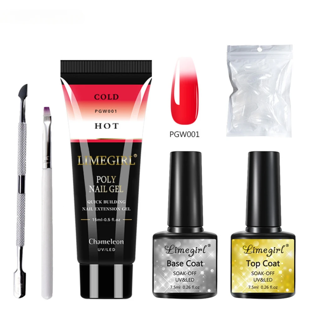 6 шт. набор инструментов для ногтей прозрачный Кристальный Расширенный клей