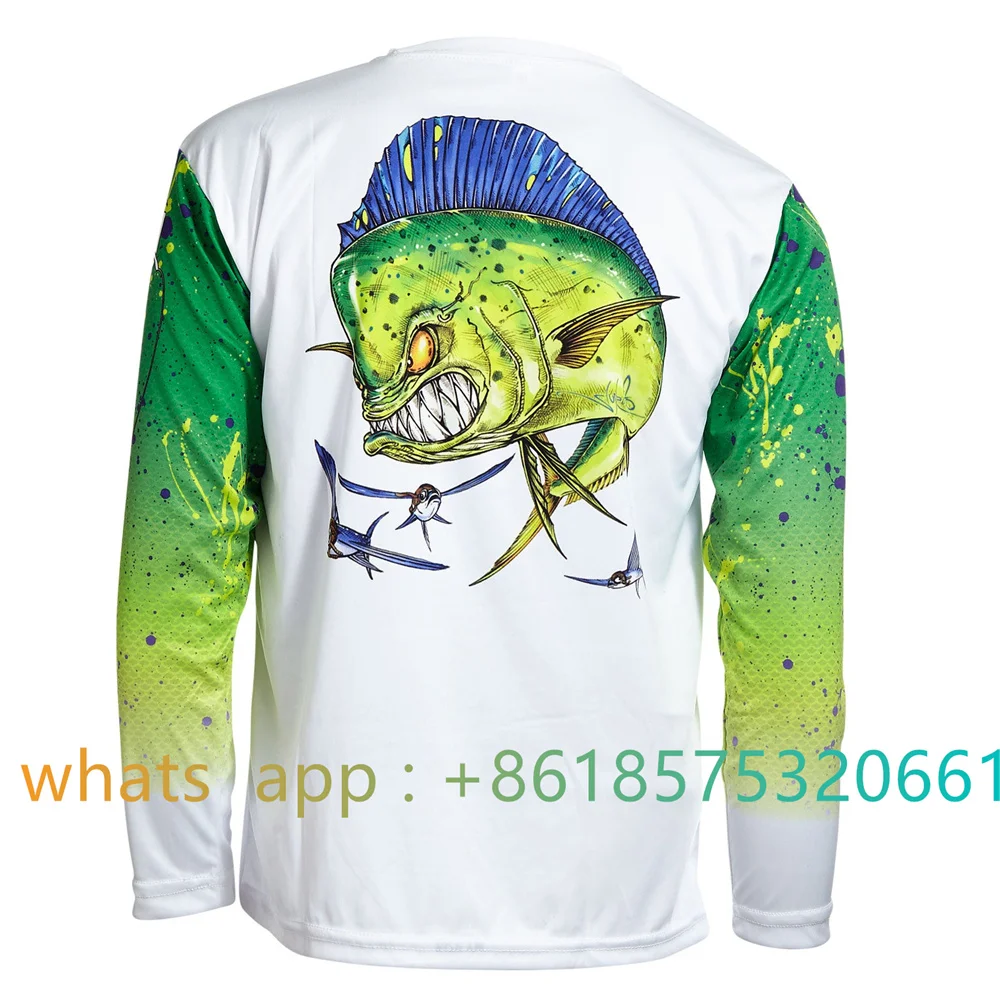 

Fishing Apparel Summer Outdoor Kids Long Sleeve T-shirt Fish Wear Sun Protection Breathable Children's Angling Hiking Clothing