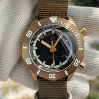 steeldive top brand dive watch sd1950s mens mechanical wristwatch sapphire mirror swiss luminous 200m waterproof bronze watches